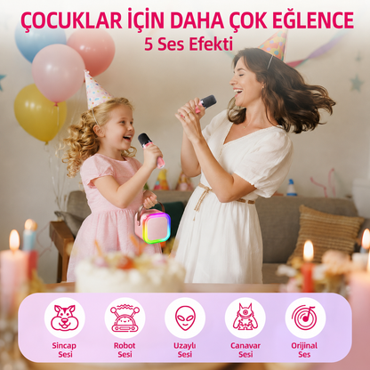 Loryis™ Eğlenceli Karaoke Seti